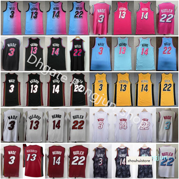 2021 Top Quality Dwyane 3 Wade Basketball Jersey Jimmy 22 Butler Mens Tyler 14 Herro Bam 13 Adebayo Black White Yellow Blue Pink Jerseys, As picture
2021 Top Quality Dwyane 3 Wade Basketball Jersey Jimmy 22 Butler Mens Tyler 14 Herro Bam 13 Adebayo Black White Yellow Blue Pink Jerseys, As picture