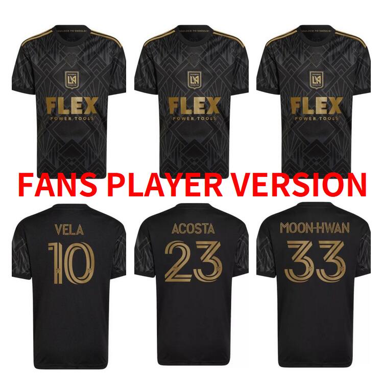 FANS PLAYER VERSION 2022 2023 LAFC Carlos Vela Soccer Jerseys 22 23 KAYE ZELAYA ROSSI Los Angeles FC home away third MLS Football Shirt
FANS PLAYER VERSION 2022 2023 LAFC Carlos Vela Soccer Jerseys 22 23 KAYE ZELAYA ROSSI Los Angeles FC home away third MLS Football Shirt