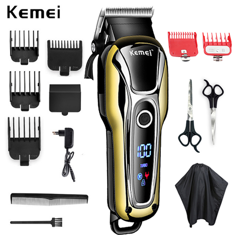 Kemei Hair Clipper Electric Hair Trimmer professional Mens LED display hair clipper Wireless Cutter Barber shop home 4
Kemei Hair Clipper Electric Hair Trimmer professional Mens LED display hair clipper Wireless Cutter Barber shop home 4