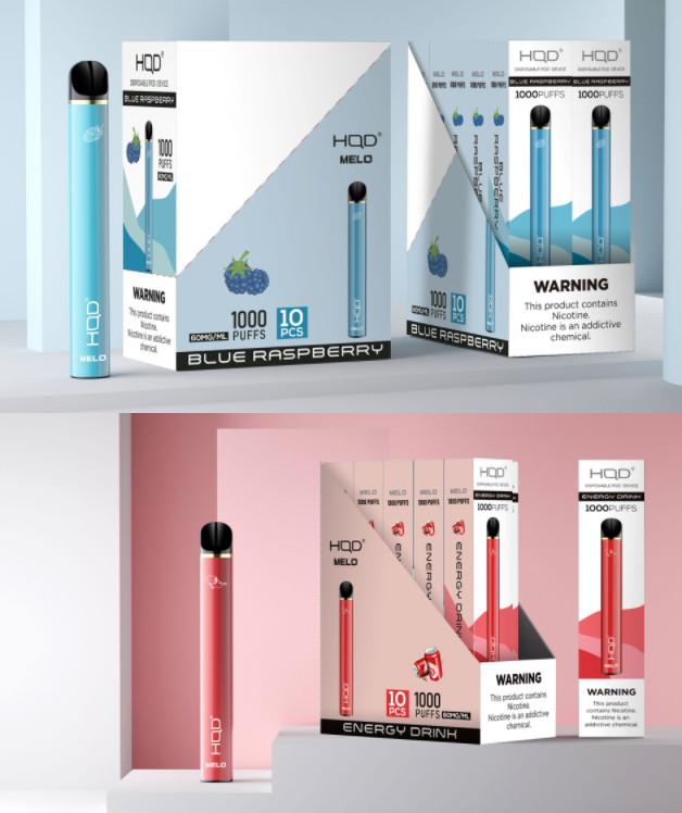 Newest HQD Melo Pods E-Cigarettes 1000 Puffs Disposable Device Vape Pen Starter Kits 650mAh Battery 4.3ml E-Liquid E Cigarettes
Newest HQD Melo Pods E-Cigarettes 1000 Puffs Disposable Device Vape Pen Starter Kits 650mAh Battery 4.3ml E-Liquid E Cigarettes