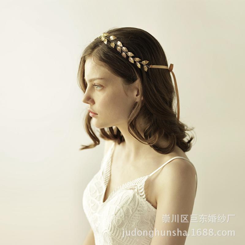Hair Clips & Barrettes Gold Leaf Bride Vine Fashion Ribbon Headband Wedding Accessories, Golden;silver
Hair Clips & Barrettes Gold Leaf Bride Vine Fashion Ribbon Headband Wedding Accessories, Golden;silver