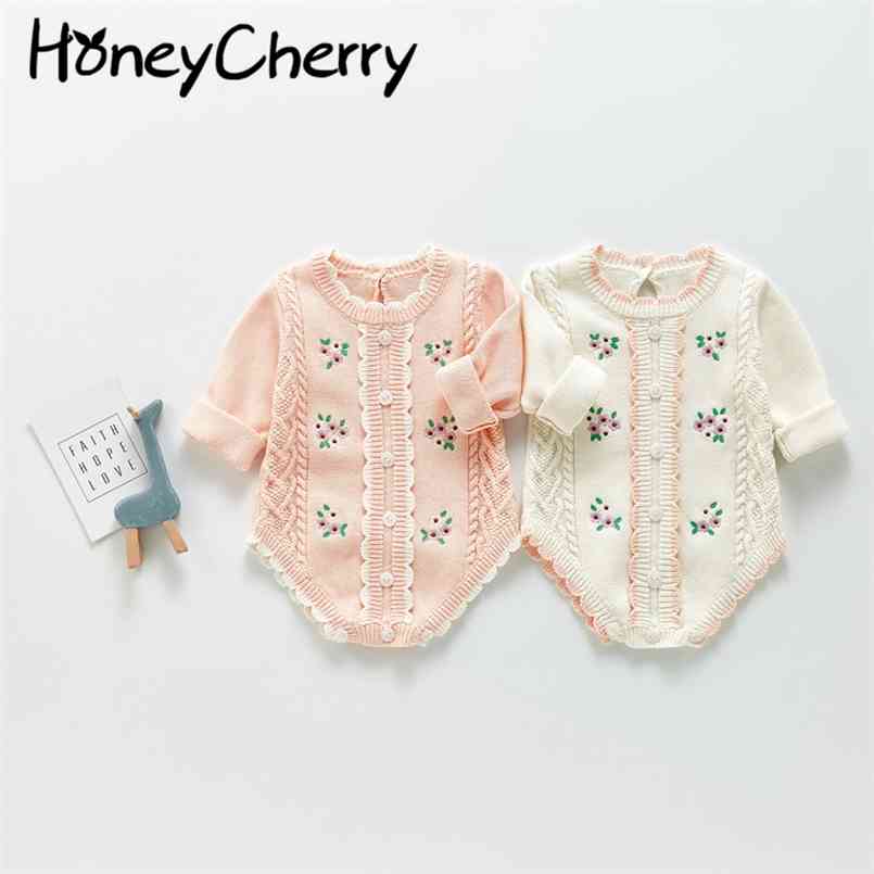 Baby Girl's Knitted Autumn Long Sleeve Embroidered Princess Romper baby girls clothes 210702, White
Baby Girl's Knitted Autumn Long Sleeve Embroidered Princess Romper baby girls clothes 210702, White