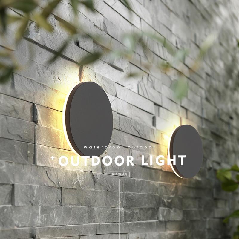 Outdoor Wall Lamps 10W Waterproof Modern LED IP65 Aluminum Porch Lights