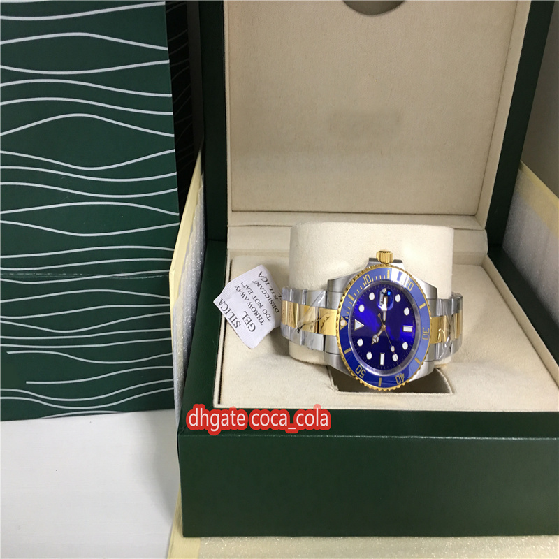 SBB Factory V5 Edition 2813 Movement 40mm Top Quality Sapphire Luminescent Watch 116613 116613LB BLUE Ceramic Two Tone Gold black original box