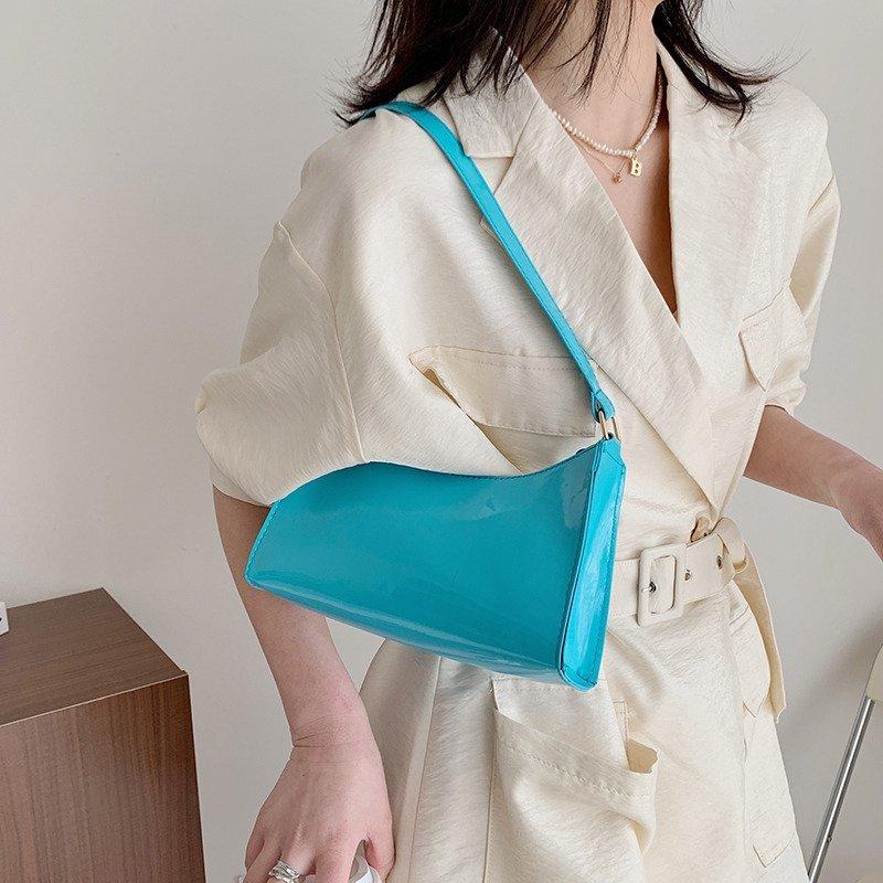 Summer Candy Color Pu Leather Shoulder Bag 2021 Fashionable Handbags Ladies Half Round Armpit Sling For Women Cross Body, Yellow
Summer Candy Color Pu Leather Shoulder Bag 2021 Fashionable Handbags Ladies Half Round Armpit Sling For Women Cross Body, Yellow