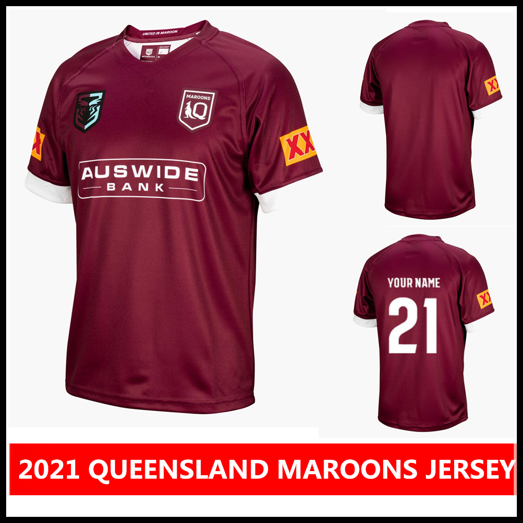 DHL free delivery 2021 QUEENSLAND MAROONS STATE OF ORIGIN JERSEY Australia Queensland QLD rugby Jerseys Maroons Jersey Rugby League shirt, Black
DHL free delivery 2021 QUEENSLAND MAROONS STATE OF ORIGIN JERSEY Australia Queensland QLD rugby Jerseys Maroons Jersey Rugby League shirt, Black