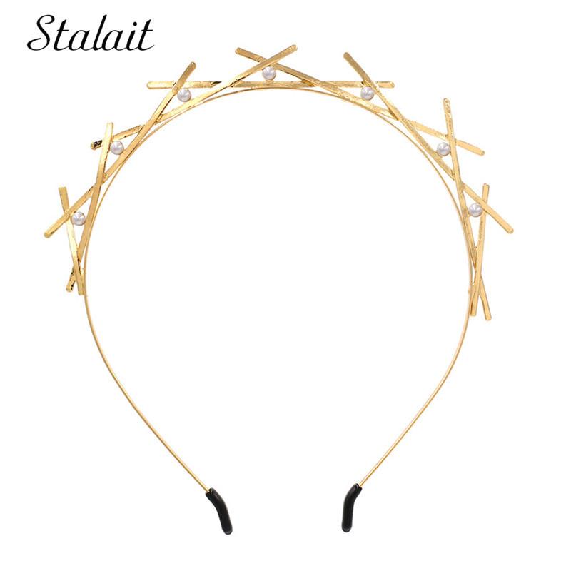 Hair Clips & Barrettes Fashion Cross Hollow Triangle Inlay Crystal Pearl For Women Girl Simple Gold Color Metal Hairband Wedding Jewelry, Golden;silver
Hair Clips & Barrettes Fashion Cross Hollow Triangle Inlay Crystal Pearl For Women Girl Simple Gold Color Metal Hairband Wedding Jewelry, Golden;silver