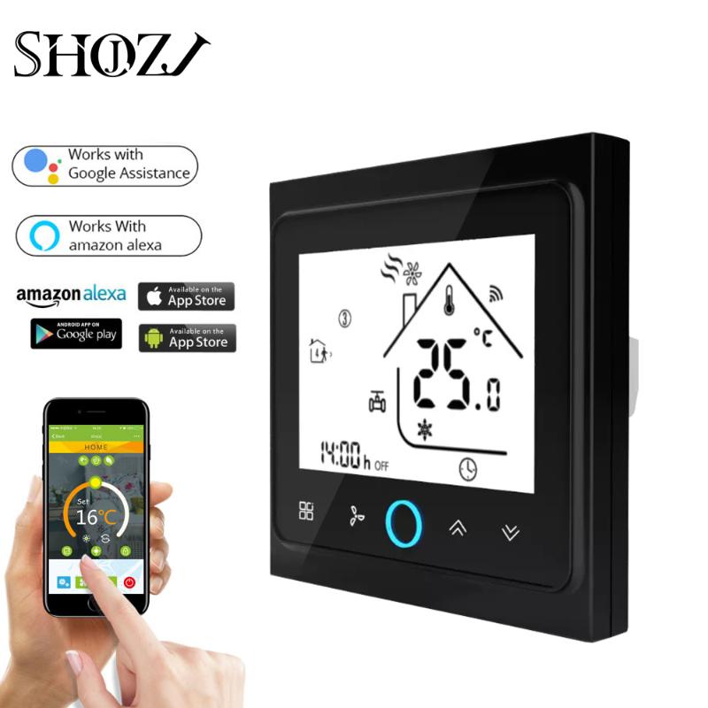 Smart Home Control TUYA Central Air Conditioner Thermostat Temperature Controller 2 Pipe 4 3 Speed Fan Coil Unit Work With Google Alexa
Smart Home Control TUYA Central Air Conditioner Thermostat Temperature Controller 2 Pipe 4 3 Speed Fan Coil Unit Work With Google Alexa