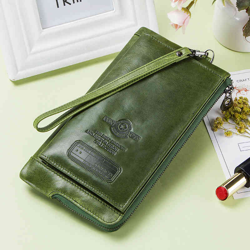 classic wallets contact's genuine leather fashion long women rfid card holder s for zipper coin purse female clutch bag, Red;black
classic wallets contact's genuine leather fashion long women rfid card holder s for zipper coin purse female clutch bag, Red;black