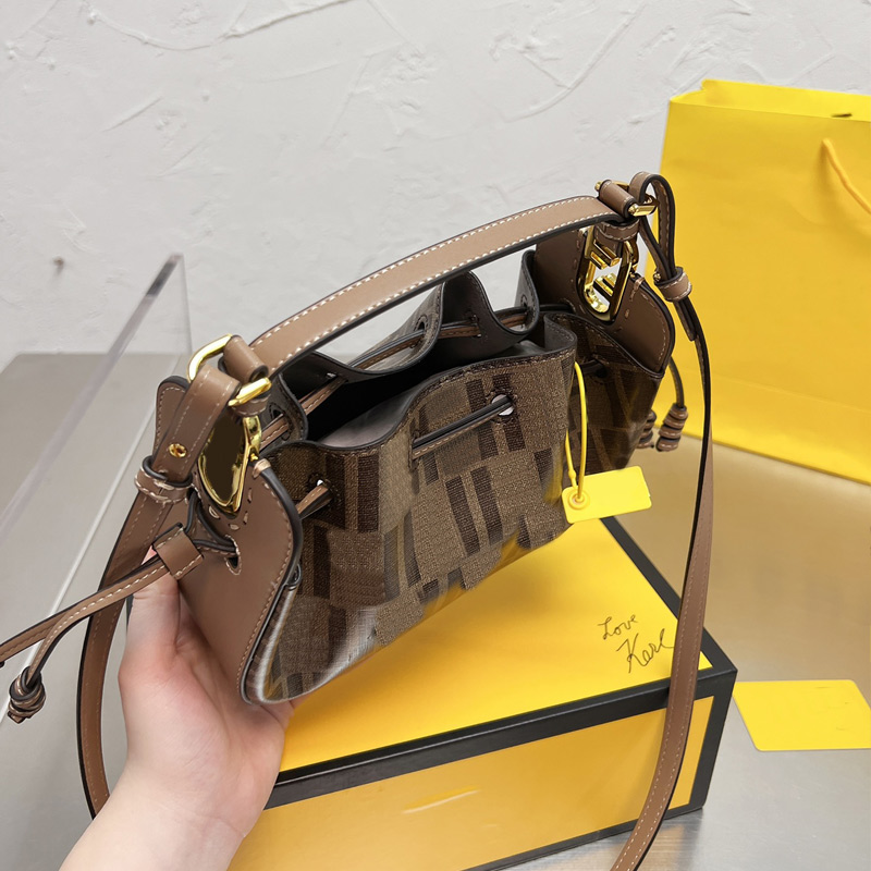 2022Drawstring Handbag Brown Print F Crossbody Bag Cowhide Canvas Pomodorino Handbags Purse Women Fashion Wallets High Quality, A box
2022Drawstring Handbag Brown Print F Crossbody Bag Cowhide Canvas Pomodorino Handbags Purse Women Fashion Wallets High Quality, A box