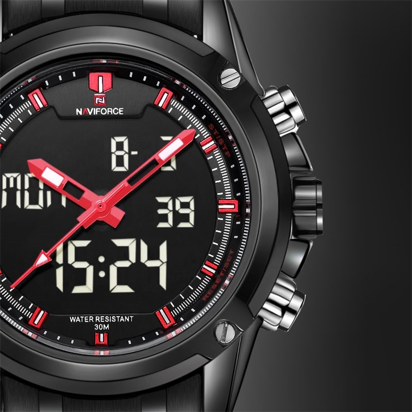 NAVIFORCE Watches Men Luxury Brand Famous Military LCD Luminous Analog Digital Date Week Alarm Display Relogio Masculino 210608, Silver yellow
NAVIFORCE Watches Men Luxury Brand Famous Military LCD Luminous Analog Digital Date Week Alarm Display Relogio Masculino 210608, Silver yellow