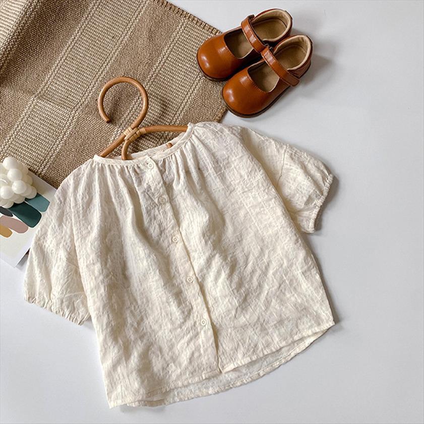 summer baby girls pure color shirts korean style casual toddlers kids blouses, White;black
summer baby girls pure color shirts korean style casual toddlers kids blouses, White;black