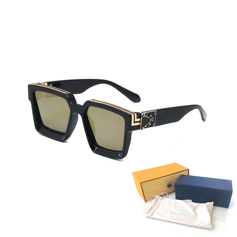 Top Quality Womans Sunglasses MILLIONAIRE 96006 spectacles Fashion Mens Sun glasses UV Protection men Designer eyeglass Gradient Metal hinge with Original boxs
Top Quality Womans Sunglasses MILLIONAIRE 96006 spectacles Fashion Mens Sun glasses UV Protection men Designer eyeglass Gradient Metal hinge with Original boxs