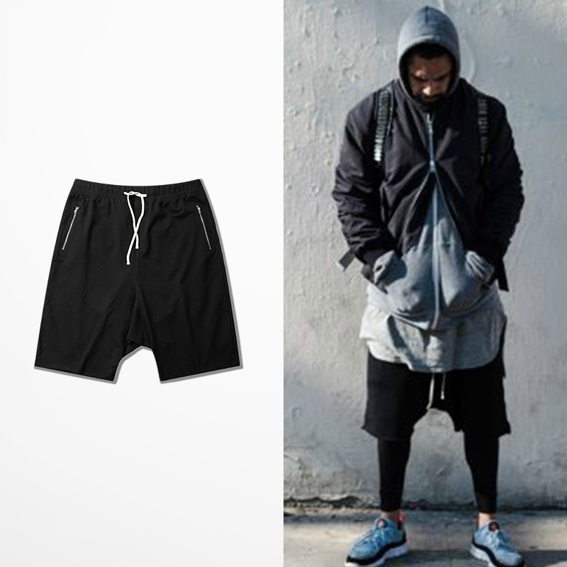 Men's Men Summer Unedged Cuff Cutting Hip Hop High Street Shorts Skateboard Dropped Crotch Cropped Zipper Pockets, Grey
Men's Men Summer Unedged Cuff Cutting Hip Hop High Street Shorts Skateboard Dropped Crotch Cropped Zipper Pockets, Grey