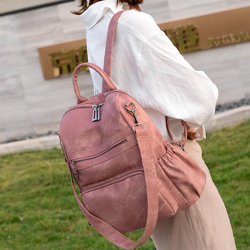 Outdoor Bags Aosbos Women Soft Leather Backpack Fashion Casual Shoulder Bag Backpacks Large Capacity School Bagckpack Mochila, Black
Outdoor Bags Aosbos Women Soft Leather Backpack Fashion Casual Shoulder Bag Backpacks Large Capacity School Bagckpack Mochila, Black