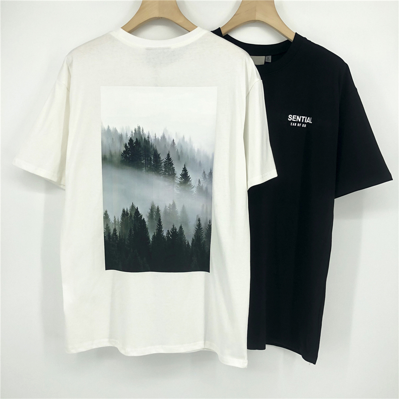 Europe USA Spring Summer Casual T Shirt Forest Ink Painting Skateboard Tshirt Men Women Short Sleeve streetwear Tee, White;black
Europe USA Spring Summer Casual T Shirt Forest Ink Painting Skateboard Tshirt Men Women Short Sleeve streetwear Tee, White;black