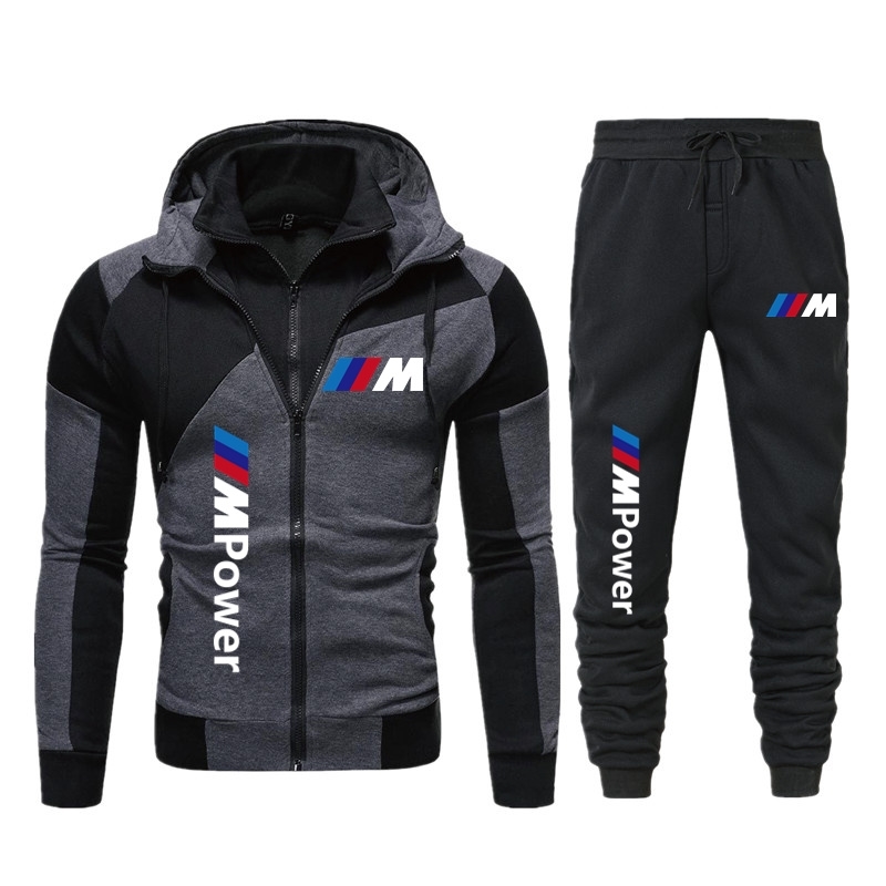 Men's Sets Two Piece Hoodies Tracksuit Casual Zipper Jacket Pants Sweatshirt Men Sports Suits Bmw M Power Print Sportswear 2021, Tz049-6
Men's Sets Two Piece Hoodies Tracksuit Casual Zipper Jacket Pants Sweatshirt Men Sports Suits Bmw M Power Print Sportswear 2021, Tz049-6