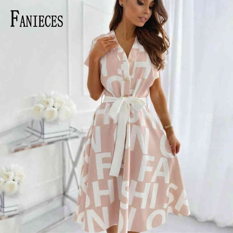 Elegant Party Women Dress Turn Down Collar Short Sleeve A Line Dresses With Belt Casual Office Lady Letter Printed vestido 210520, Black
Elegant Party Women Dress Turn Down Collar Short Sleeve A Line Dresses With Belt Casual Office Lady Letter Printed vestido 210520, Black