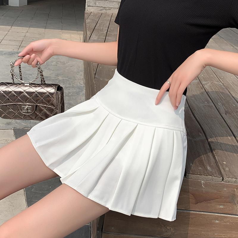 Skirts 2021 Summer Pleated Mini Skirt Women Korean Japanese Style Solid A Line High Waist Short Female Sexy Miniskirt Lady, Black
Skirts 2021 Summer Pleated Mini Skirt Women Korean Japanese Style Solid A Line High Waist Short Female Sexy Miniskirt Lady, Black