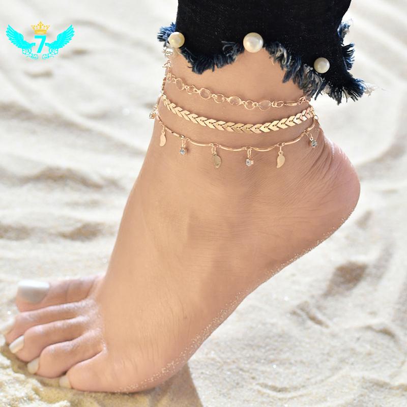 Anklets 3Pcs/Set Bohemian Ankle Bracelet Multi-layer Bead Chain Anklet Bangle Women Foot Jewelry TOA, Red;blue
Anklets 3Pcs/Set Bohemian Ankle Bracelet Multi-layer Bead Chain Anklet Bangle Women Foot Jewelry TOA, Red;blue