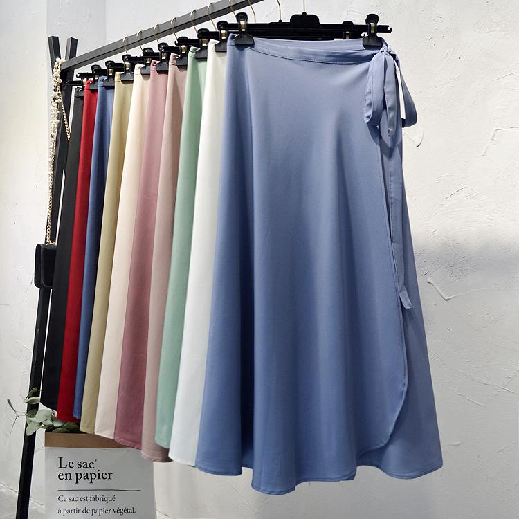 Women's Wrap Over Aysmmetric Skirt High Waist Long Maxi Sexy Fashion Skirts Womens Plus Size