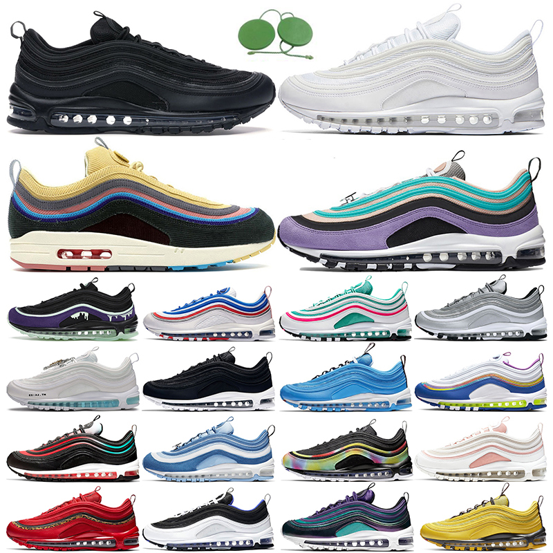 97 men women running shoes 97s Triple White Black Sean Wotherspoon Persian Violet Tie Dye Halloween Court Purple South Beach trainers sports sneakers, 11 silver bullet
97 men women running shoes 97s Triple White Black Sean Wotherspoon Persian Violet Tie Dye Halloween Court Purple South Beach trainers sports sneakers, 11 silver bullet