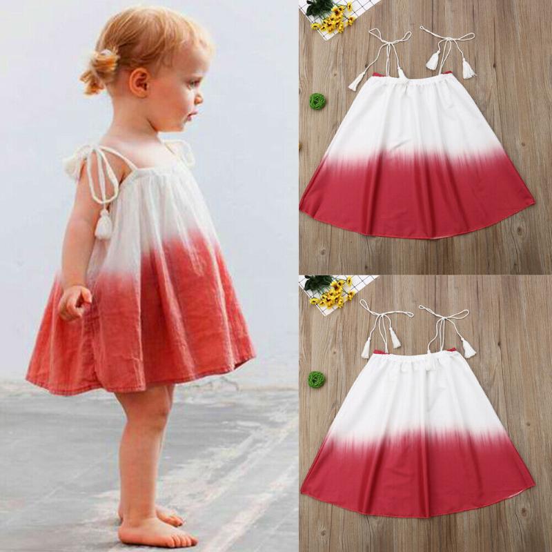 Girl's Dresses Casual Toddlder Baby Girls Beach Dress Summer Sleeveless Tassel Travel For, Red;yellow
Girl's Dresses Casual Toddlder Baby Girls Beach Dress Summer Sleeveless Tassel Travel For, Red;yellow