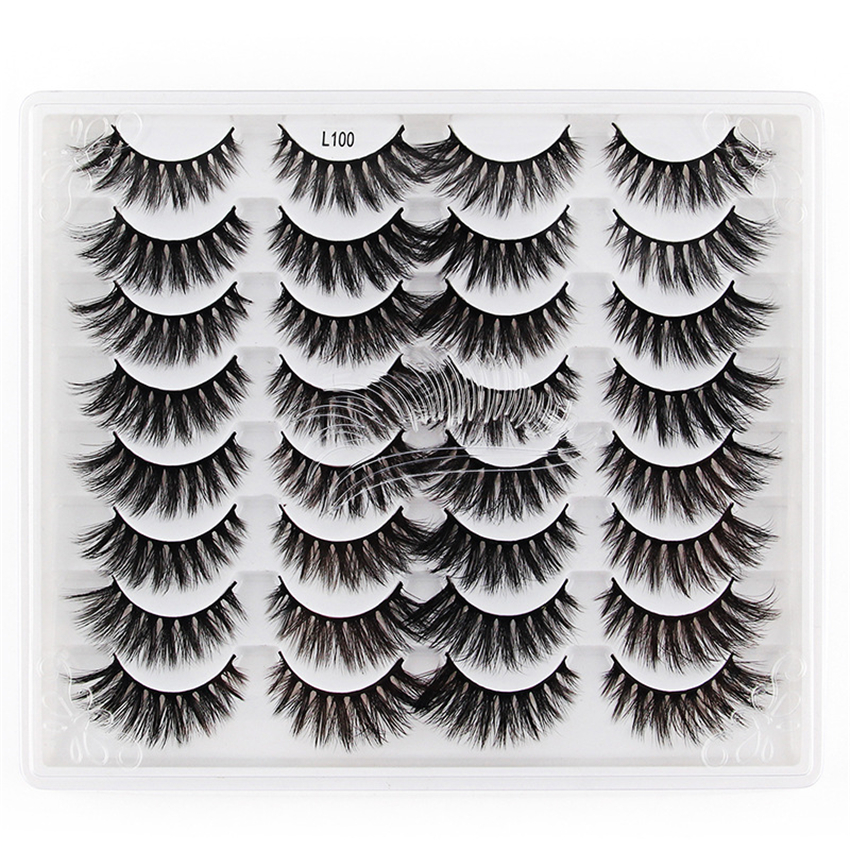 16 Pairs Multipack Mink Hair 3D False Eyelashes Handmade Wispy Fluffy Long Lashes Natural Soft Eye Makeup Tools Faux Eyelash
16 Pairs Multipack Mink Hair 3D False Eyelashes Handmade Wispy Fluffy Long Lashes Natural Soft Eye Makeup Tools Faux Eyelash