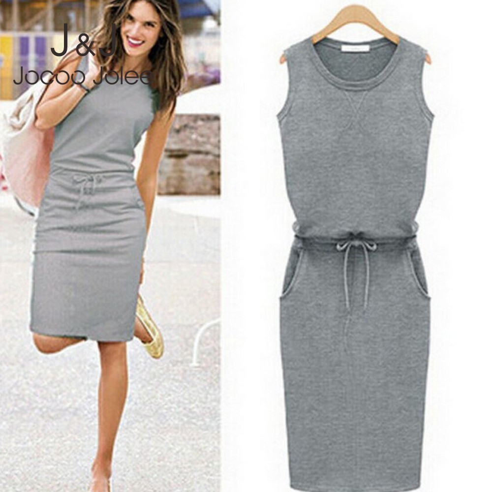 Jocoo Jolee Ladies Casual Party Dress 2021 New Summer Dress Women Sleeveless Pockets with Belt Pencil Mini Dress Beach Wear, Black
Jocoo Jolee Ladies Casual Party Dress 2021 New Summer Dress Women Sleeveless Pockets with Belt Pencil Mini Dress Beach Wear, Black