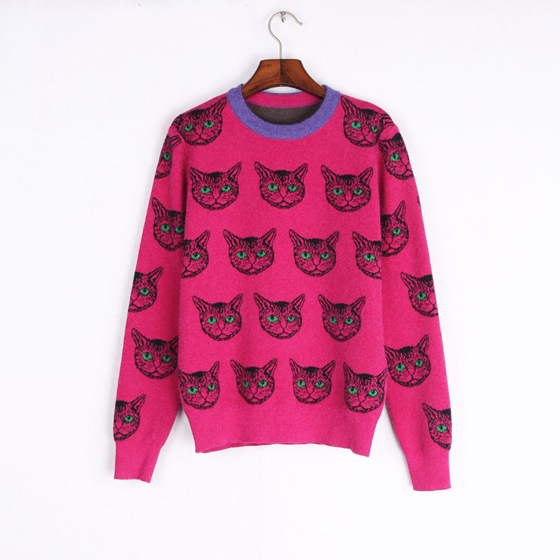 Brand Cats Patten Knitwears Womens Designer Clothing Luxury Crew Neck Slim Fit Pullovers High Street Designer Women Clothes, White;black
Brand Cats Patten Knitwears Womens Designer Clothing Luxury Crew Neck Slim Fit Pullovers High Street Designer Women Clothes, White;black