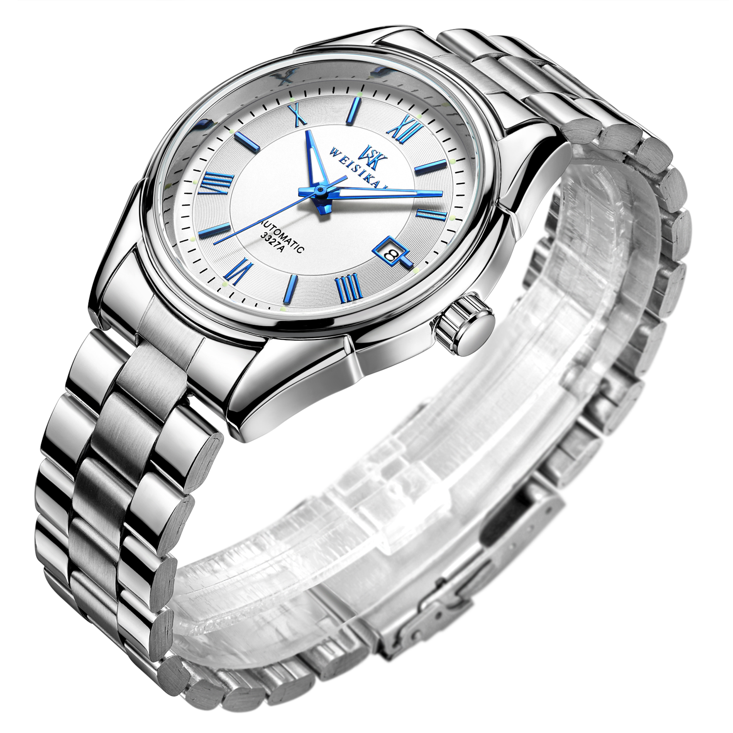 1pc retail stainless steel men business watches band Swiss men's wristwatches jewelry 2021 mens watch automatic with box fast delivery, Slivery;brown
1pc retail stainless steel men business watches band Swiss men's wristwatches jewelry 2021 mens watch automatic with box fast delivery, Slivery;brown
