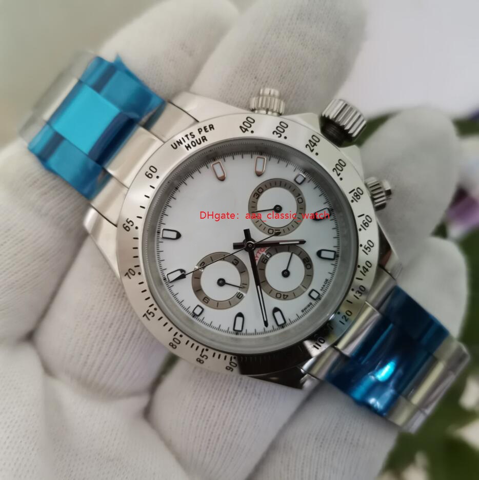 Top High Quality Wristwatches 40mm 116520 White Dial Stainless Steel Asia 2813 Automatic Mechanical Mens Men's Watch Watches No Chronograph
Top High Quality Wristwatches 40mm 116520 White Dial Stainless Steel Asia 2813 Automatic Mechanical Mens Men's Watch Watches No Chronograph