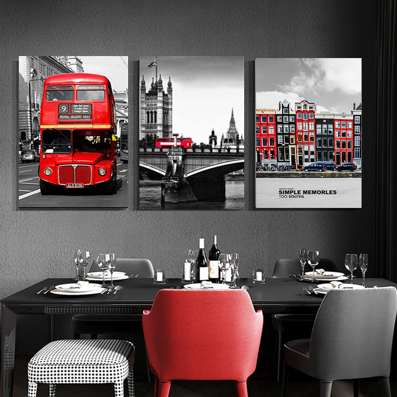 British Style Modern Canvas Art Wall Pictures City Buildings Bus Telephone Booth For Living Room Home Decor Posters No Frame
British Style Modern Canvas Art Wall Pictures City Buildings Bus Telephone Booth For Living Room Home Decor Posters No Frame