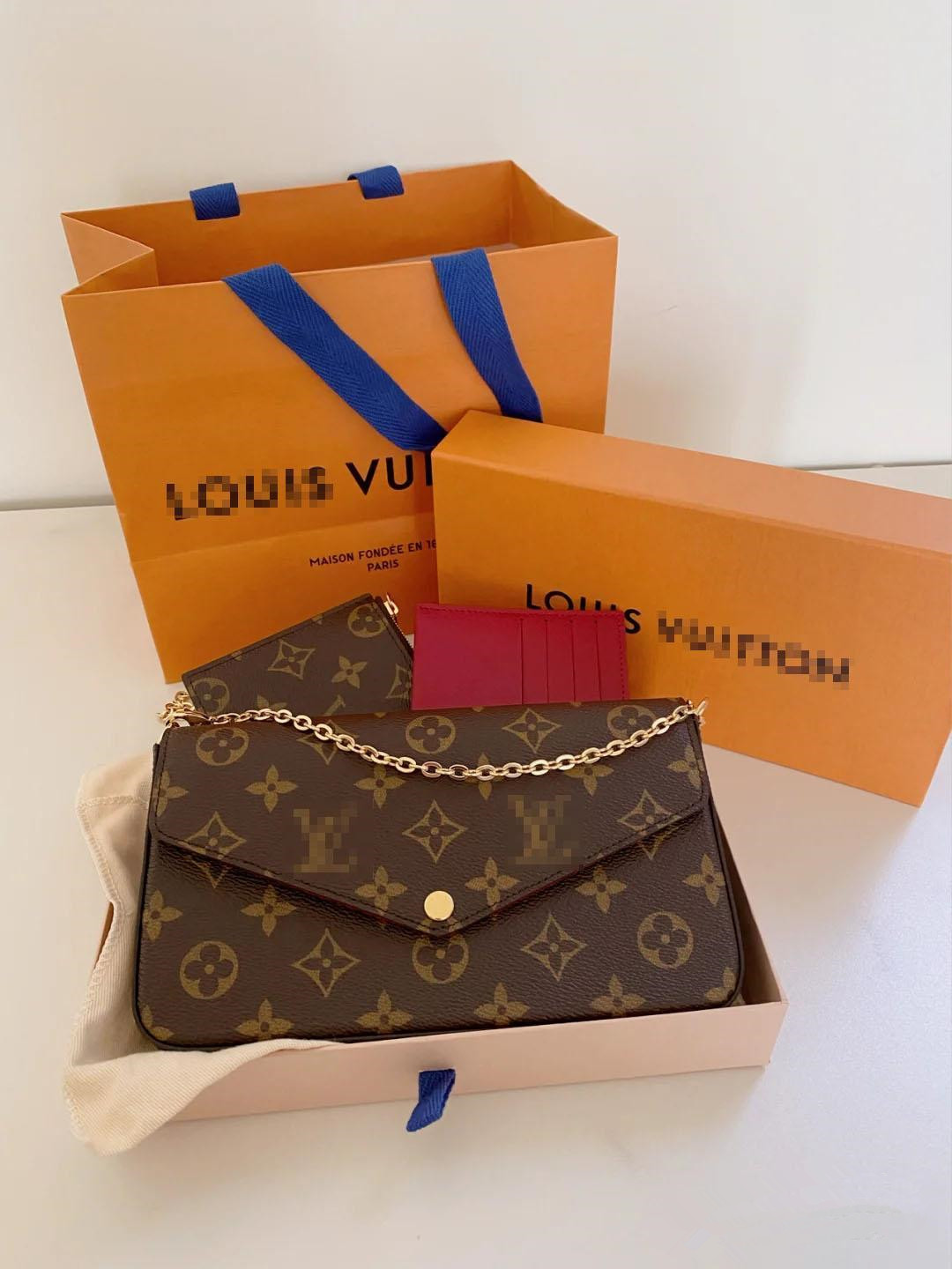 LVLOUISVITTON VUTTON High Quality Designer Set Handbags Purses Women MULTI POCHETTE ACCESSOIRES Luis Shoulder Bag, Red;black
LVLOUISVITTON VUTTON High Quality Designer Set Handbags Purses Women MULTI POCHETTE ACCESSOIRES Luis Shoulder Bag, Red;black