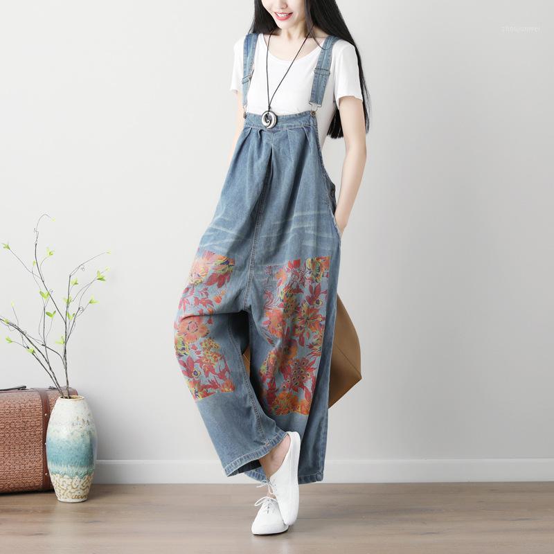 Women's Jumpsuits & Rompers Spring Summer Female Large Size Printing Bib Pants Art Wide Leg Washed Old Jeans, Blue
Women's Jumpsuits & Rompers Spring Summer Female Large Size Printing Bib Pants Art Wide Leg Washed Old Jeans, Blue