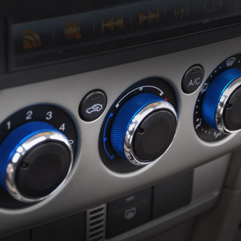 3Pcs/Set Car Air Condition Control Switch Knob For Ford Focus 2 MK2 3 MK3 Mondeo Accessories