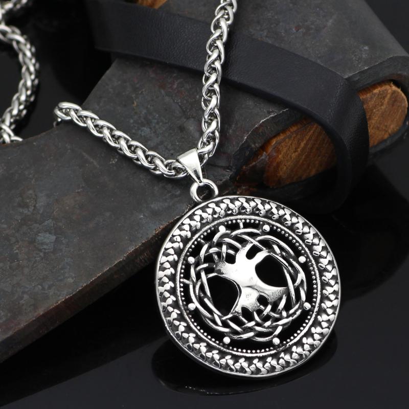 Chains Men Stainless Steel Viking Yggdrasil Tree Of Life Amulet Pendant Necklace, Silver
Chains Men Stainless Steel Viking Yggdrasil Tree Of Life Amulet Pendant Necklace, Silver