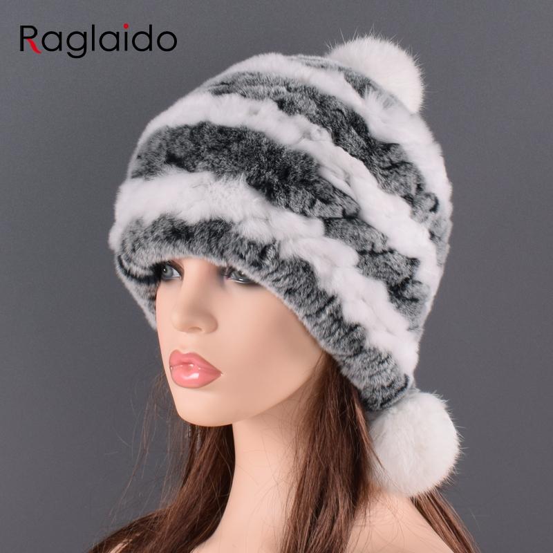 Berets Bomber Fur Hats Women Winter Knitted Beanies Natural Rex Pompom Trapper Hat 2 Balls Stripped Warm Female Earflap Caps, Color01
Berets Bomber Fur Hats Women Winter Knitted Beanies Natural Rex Pompom Trapper Hat 2 Balls Stripped Warm Female Earflap Caps, Color01