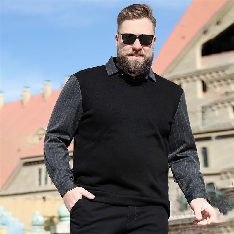 Men's Fake 2 Pieces Vests Cotton Casual Plus Sizes T Shirt Turndown Collar 8XL Long Sleeve Daily Shirts Spring Autnmn Patchwork Warm Pullover Hoodie, Gray
Men's Fake 2 Pieces Vests Cotton Casual Plus Sizes T Shirt Turndown Collar 8XL Long Sleeve Daily Shirts Spring Autnmn Patchwork Warm Pullover Hoodie, Gray