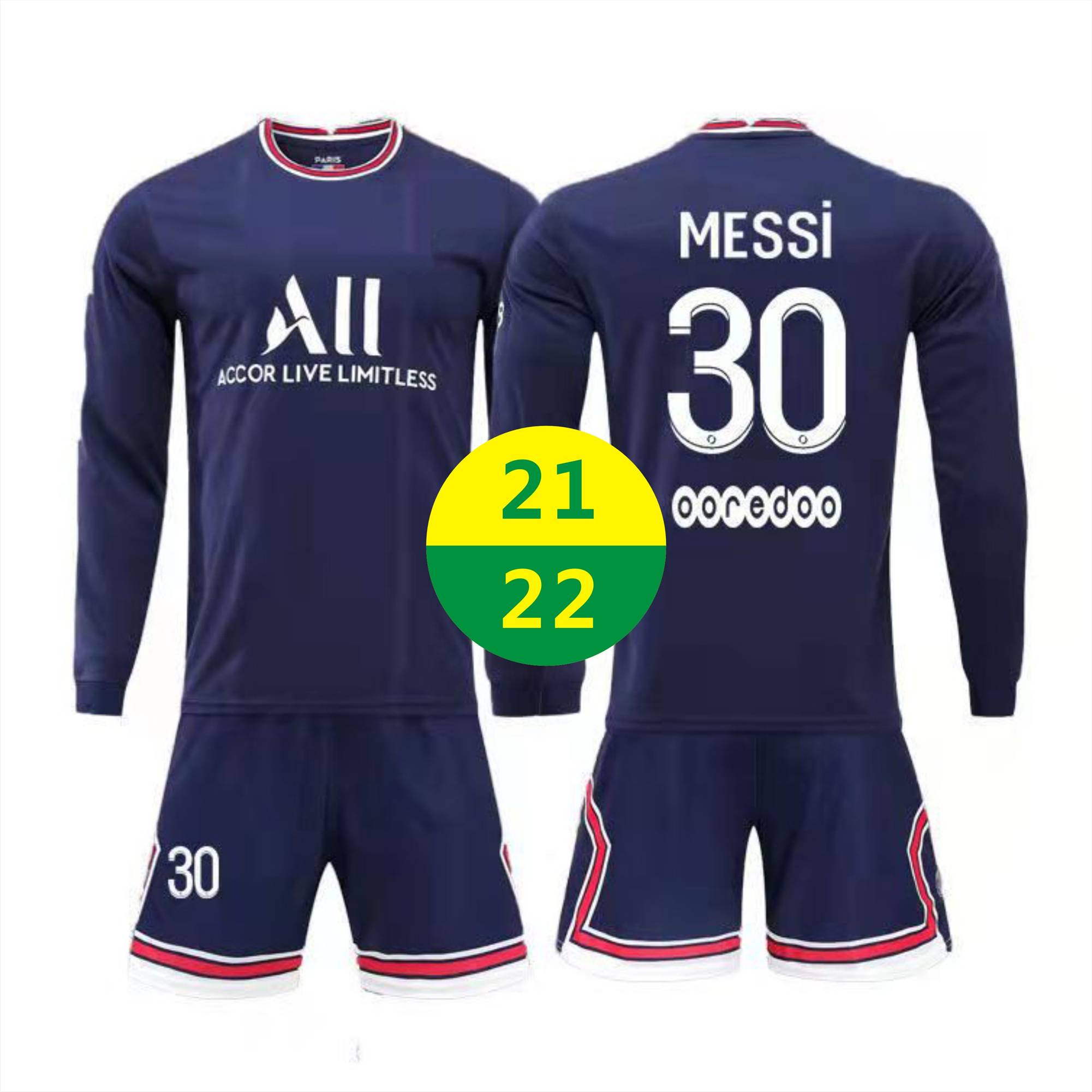 US Fast 2021 Home Jerseys Soccer Wear Adult Training Tracksuit 21 22 Messi Jersey Long sleeve Kit Sets Sportswear Kids Football Shirts Unifo, Black;yellow
US Fast 2021 Home Jerseys Soccer Wear Adult Training Tracksuit 21 22 Messi Jersey Long sleeve Kit Sets Sportswear Kids Football Shirts Unifo, Black;yellow