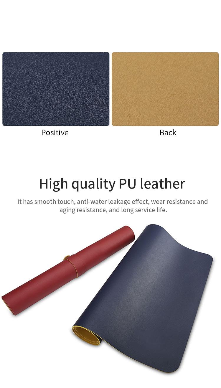 Mouse Pads & Wrist Rests Large Size Pad Desk Mat Waterproof PU Leather Gamer Mause Carpet PC Keyboard