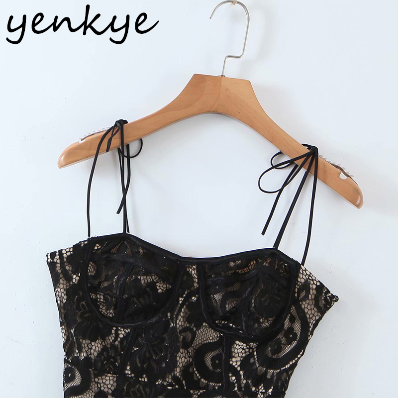 Fashion Lace Patchwork Sexy Bodysuit Women Summer Party Night Club Body Femme Lingerie Top 210430