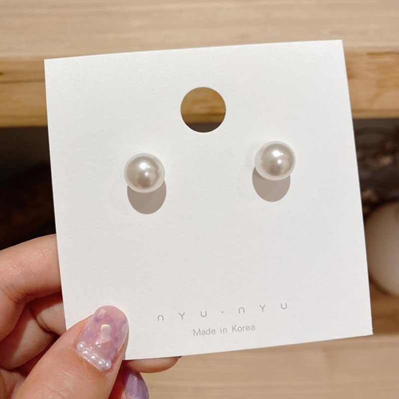 Korean 8mm Pearl Stud Earrings For Women Girl Kpop Fashion Simple Small Wedding Party Jewelry Gifts
Korean 8mm Pearl Stud Earrings For Women Girl Kpop Fashion Simple Small Wedding Party Jewelry Gifts