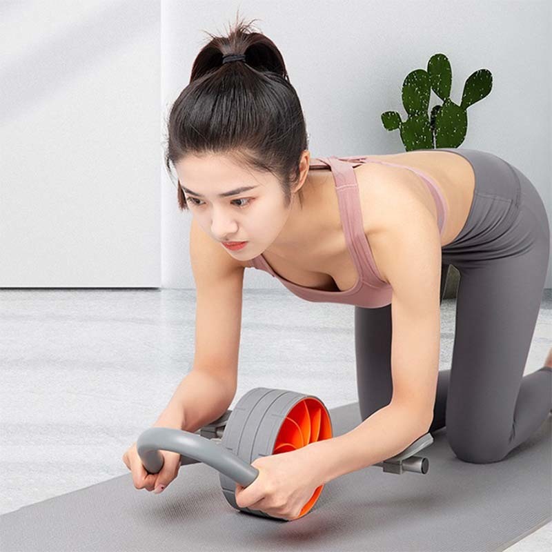 Selfree Roller Steel Power Rebound er Plataforma Abdominal Muscle Wheel Trainer Home Gym Exercise Body Building Equipment 220301