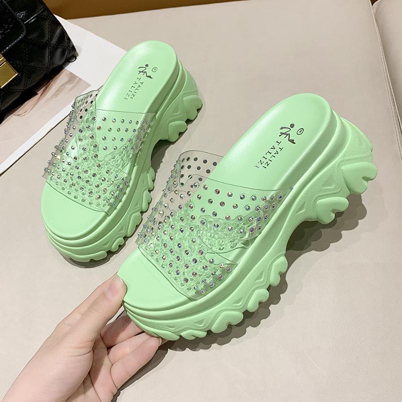Slippers Women Transparent Female Beach Sandals For Ladies Platform Flip Flops Green Slides 2021 Summer Shoes Woman
Slippers Women Transparent Female Beach Sandals For Ladies Platform Flip Flops Green Slides 2021 Summer Shoes Woman