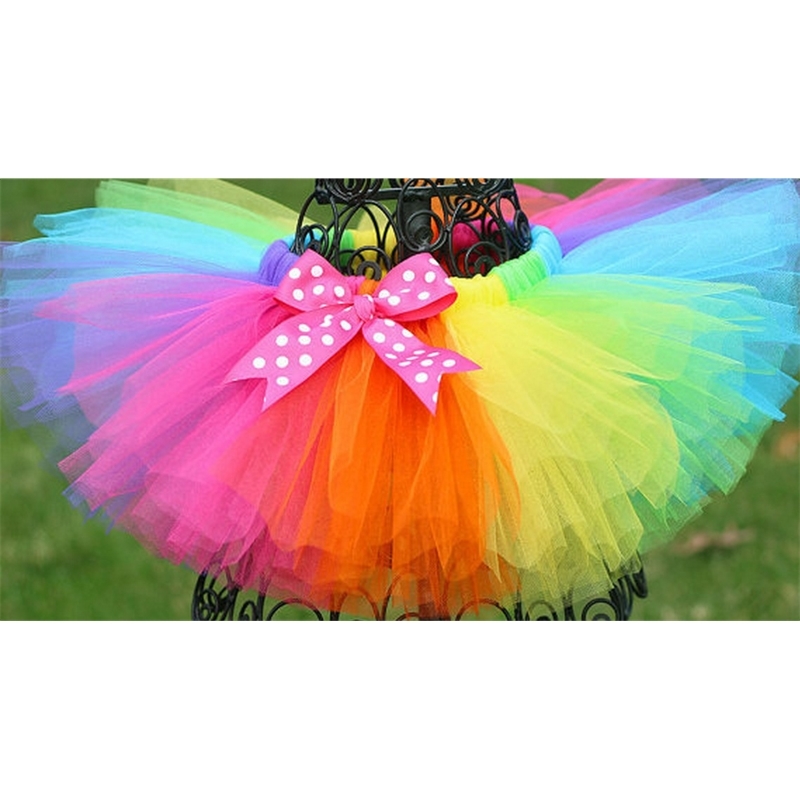 children's dance performance dress big rainbow skirt children's ballet dress, White
children's dance performance dress big rainbow skirt children's ballet dress, White