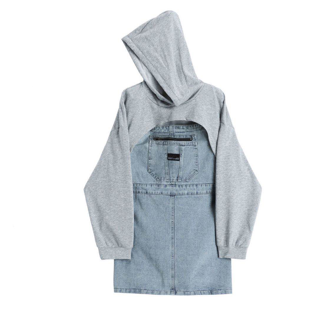 Denim Y2k Dress Women Streetwear Casual Long Sleeve Party Mini Jean Dress Female Elegant Dress Korean Autumn Chic 210521