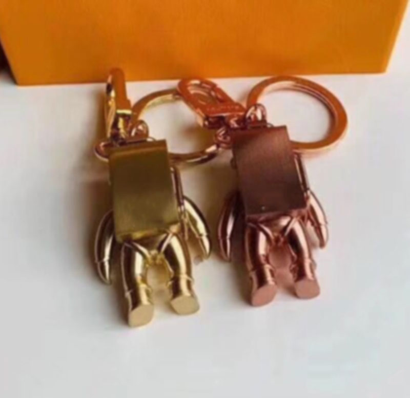High quality key chain creative astronaut solid metal car keychains gift box packaging