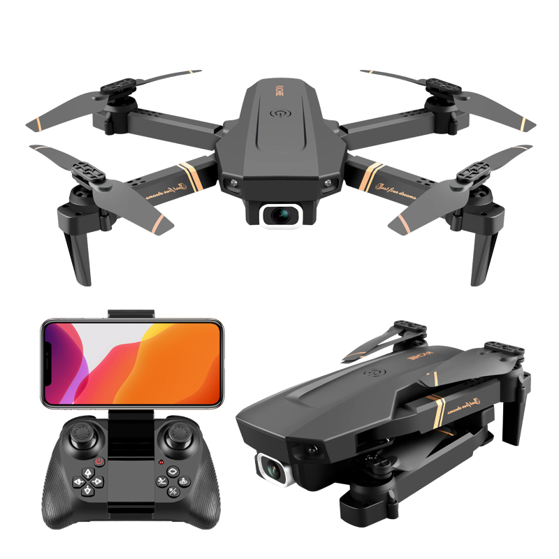 V4 Rc Drone 4k HD Wide Angle Camera 1080P WiFi fpv Drone Dual Camera Quadcopter Real-time transmission Helicopter Toys
