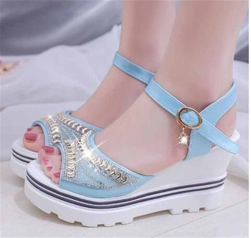 Wedges Shoes For Women Summer Party Sandals Ladies Elegant Crystal Platform Sandal Peep Toe Sandals Shoes 2020 Zapatos De Mujer E4Ub#, Black
Wedges Shoes For Women Summer Party Sandals Ladies Elegant Crystal Platform Sandal Peep Toe Sandals Shoes 2020 Zapatos De Mujer E4Ub#, Black